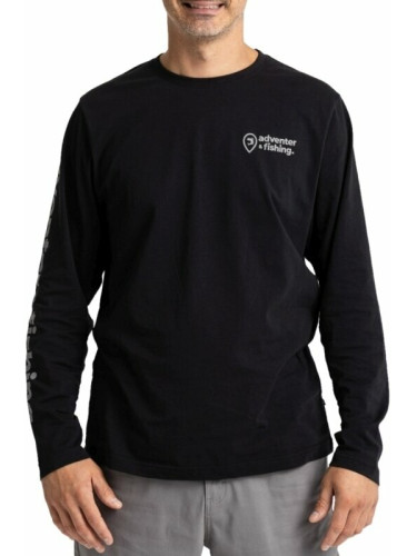 Adventer & fishing Тениска Long Sleeve Shirt Black L