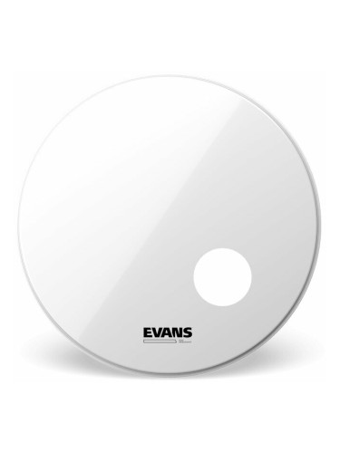 Evans BD22RSW EQ3 Reso Smooth 22" бял Кожа за барабани резонансна