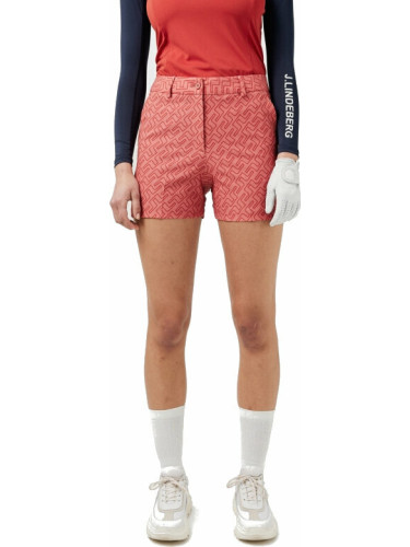 J.Lindeberg Gwen Printed Golf Short Faded Rose Bridge Monogram 26 Шорти