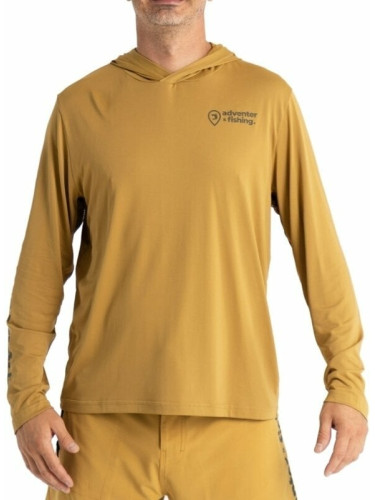 Adventer & fishing Суитчер Functional Hooded UV T-shirt Sand 2XL