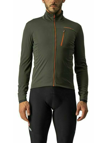 Castelli Go Яке Military Green/Fiery Red L