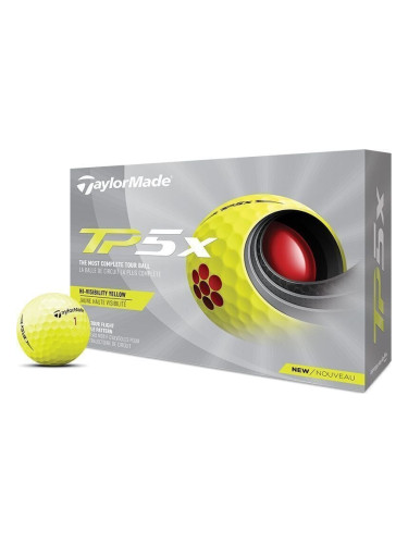 TaylorMade TP5x Yellow Standard Нова топка за голф