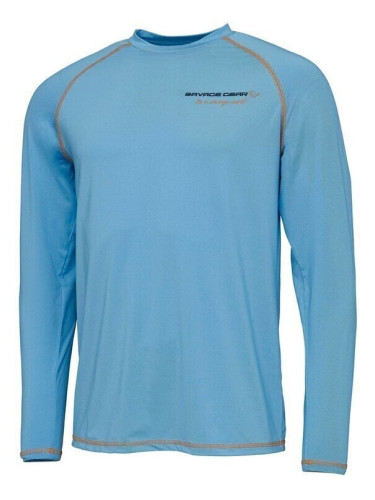 Savage Gear Тениска Aqua UV Long Sleeve Tee Bonnie Blue 2XL