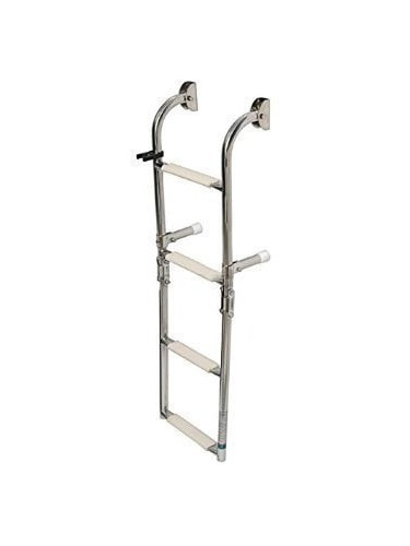 Osculati Foldable Transom Ladder Inox - 3 st.