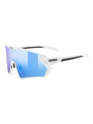 UVEX Sportstyle 231 2.0 White Matt/Mirror Blue Колоездене очила