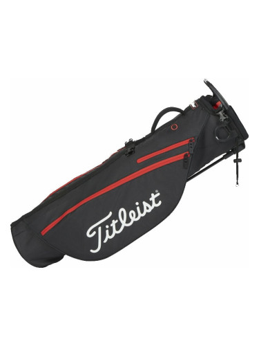 Titleist Premium Carry Bag Black/Black/Red Чантa за голф