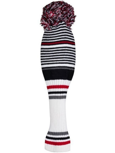 Callaway Pom Pom Fairway Headcover White/Black/Charcoal/Red