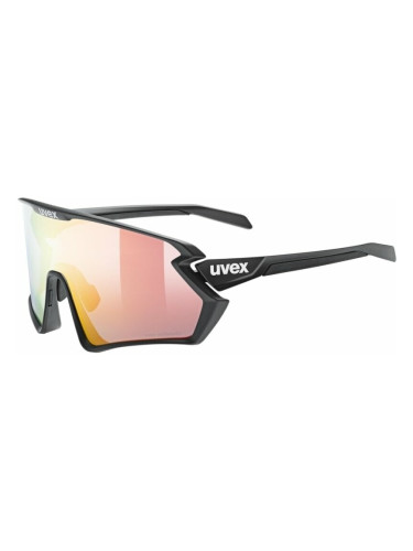 UVEX Sportstyle 231 2.0 V Black Matt/Variomatic Litemirror Red Колоездене очила