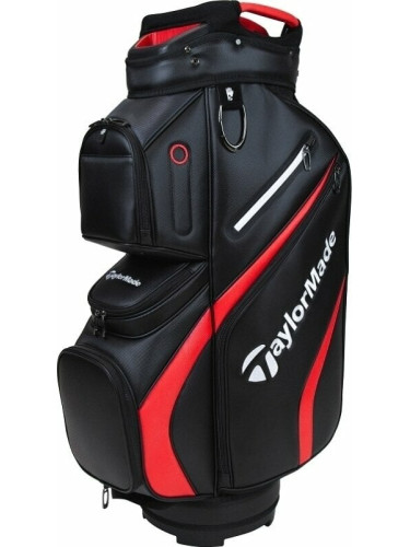 TaylorMade Deluxe Cart Bag Black/Red Чантa за голф