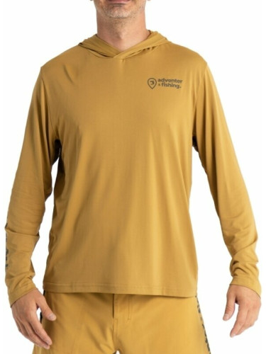 Adventer & fishing Суитчер Functional Hooded UV T-shirt Sand S