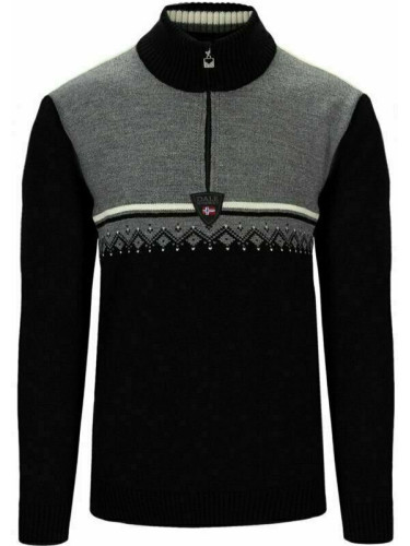 Dale of Norway Lahti Mens Knit Sweater Black/Smoke/Off White XL Скачач