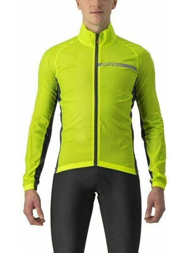 Castelli Squadra Stretch Яке Electric Lime/Dark Gray M