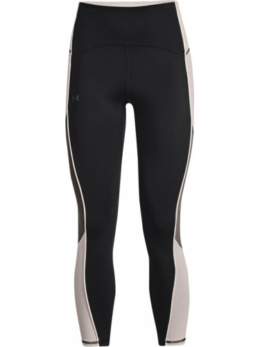 Under Armour Women's UA RUSH No-Slip Waistband Ankle Leggings Black/Ghost Gray M Фитнес панталон