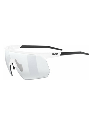 UVEX Pace One V White Matt/Variomatic Litemirror Silver Колоездене очила