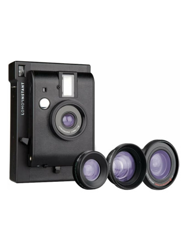 Lomography Lomo'Instant Mini + 3 Lenses Black