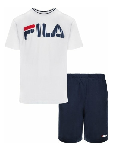 Fila FPS1131 Man Jersey Pyjamas White/Blue L Фитнес бельо