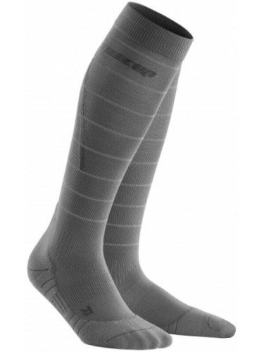 CEP Compression Tall Reflective Grey II Чорапи за бягане