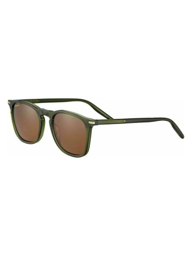 Serengeti Delio Shiny Crystal Khaki/Mineral Polarized Drivers Lifestyle cлънчеви очила