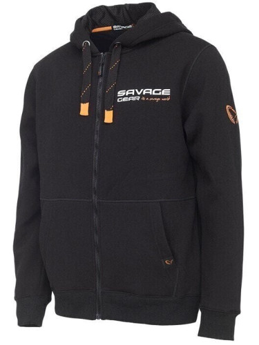 Savage Gear Суитчер Urban Zip Hoodie Black Ink XL