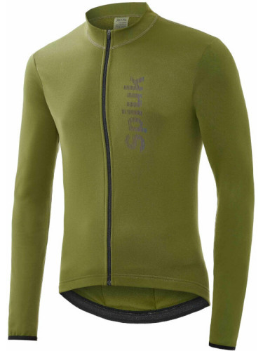 Spiuk Anatomic Winter Jersey Long Sleeve Джърси Khaki Green 3XL