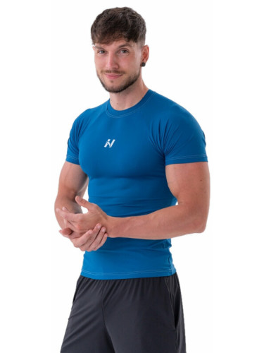 Nebbia Functional Slim-fit Blue XL Фитнес тениска