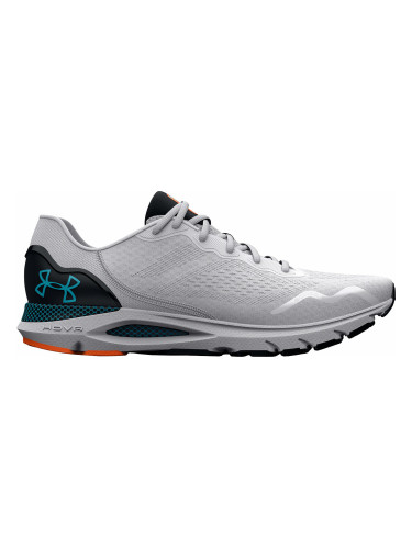 Under Armour Men's UA HOVR Sonic 6 Running Shoes White/Black/Blue Surf 45,5 Road маратонки