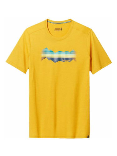 Smartwool Mountain Horizon Graphic Short Sleeve Tee Honey Gold S Тениска