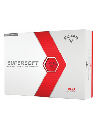 Callaway Supersoft 2023 Red Нова топка за голф