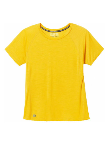 Smartwool Women's Active Ultralite Short Sleeve Honey Gold M Тениска