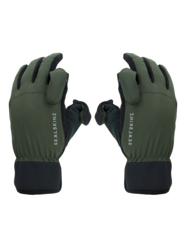 Sealskinz Waterproof All Weather Sporting Glove Olive Green/Black M Велосипед-Ръкавици