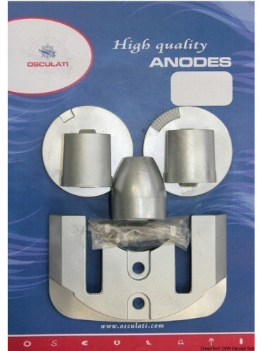 Osculati Anode Kit Mercruiser Bravo III-04 - Zinc