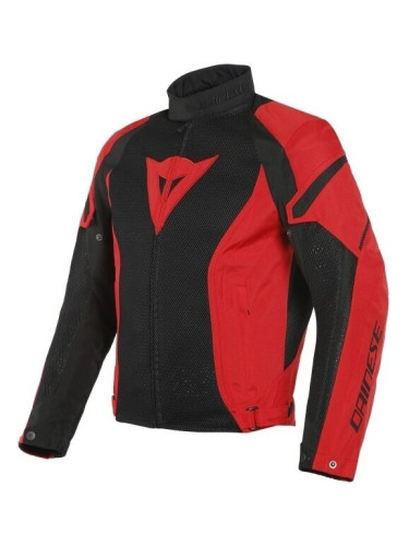 Dainese Air Crono 2 Black/Lava Red 50 Текстилно яке