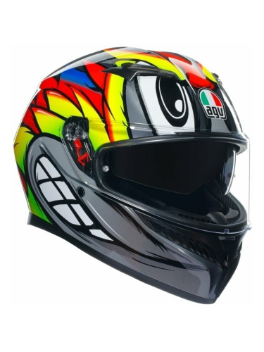 AGV K3 Birdy 2.0 Grey/Yellow/Red L Каска