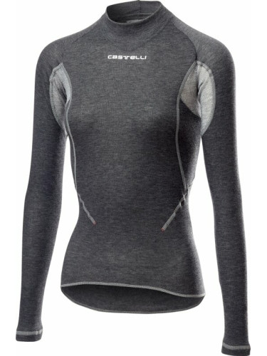 Castelli Flanders 2 W Warm Long Sleeve Джърси-Функционално бельо Gray S