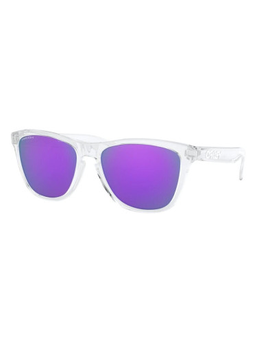 Oakley Frogskins 9013H755 Polished Clear/Prizm Violet Lifestyle cлънчеви очила