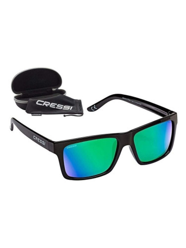 Cressi Bahia Black/Green/Mirrored Яхтинг слънчеви очила