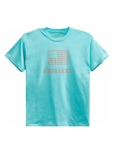 Alpinestars Flag Tee Light Aqua XL Тениска