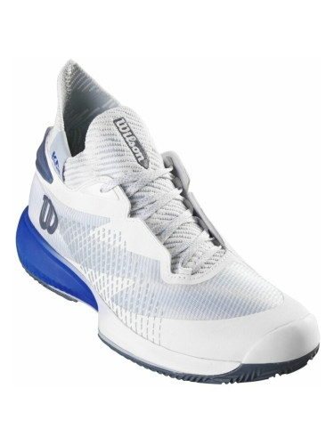 Wilson Kaos Rapide Sft Clay Mens Tennis Shoe White/Sterling Blue/China Blue 42 Мъжки обувки за тенис