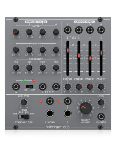 Behringer 305 EQ/Mixer/Output Модулна система