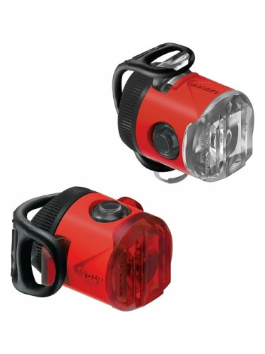 Lezyne Femto USB Drive Pair Red Front 15 lm / Rear 5 lm Велосипедна лампа