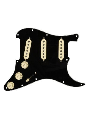 Fender Pre-Wired Strat SSS FAT 50s Black Pickguard