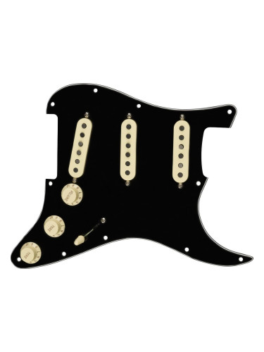 Fender Pre-Wired Strat SSS TX MEX Black Pickguard