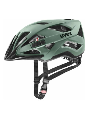 UVEX Active CC Moss Green/Black 52-57 Каска за велосипед