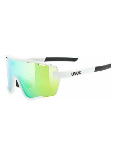 UVEX Sportstyle 236 Set White Mat/Green Mirrored Колоездене очила