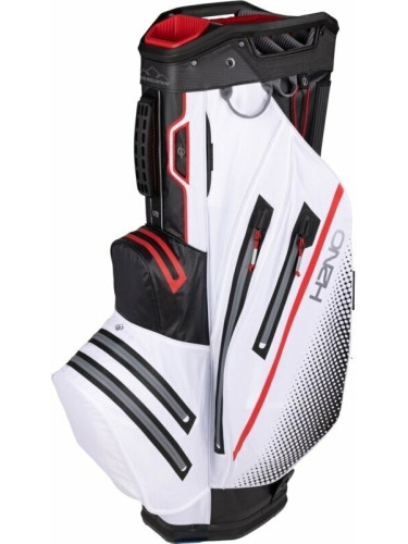 Sun Mountain H2NO Cart Bag 2023 Black/White/Red Чантa за голф