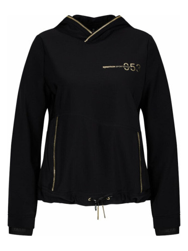 Sportalm Chase Womens Sweater Black 34 Дреха с качулка