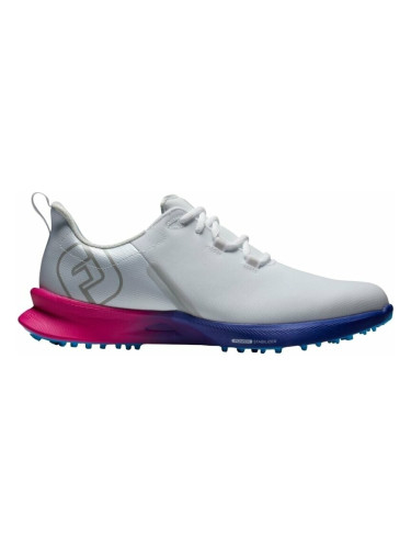 Footjoy FJ Fuel Sport Mens Golf Shoes White/Pink/Blue 44