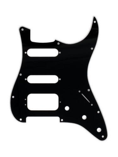 Fender Stratocaster HSS 11-Hole Mount 3-Ply Black Pickguard