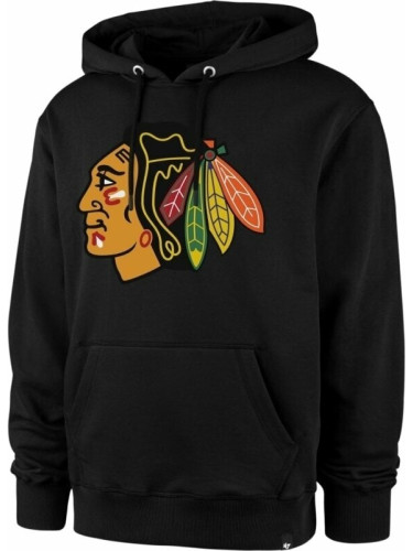 Chicago Blackhawks NHL Imprint Burnside Pullover Hoodie Jet Black M Суичъра