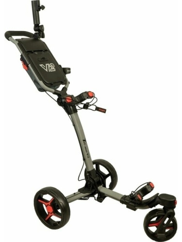 Axglo Tri-360 V2 3-Wheel SET Grey/Red Ръчна количка за голф